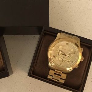 Gold Michael Kors watch